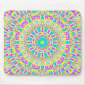 Farbiges Kaleidoskop 06 Mousepad (Vorne)