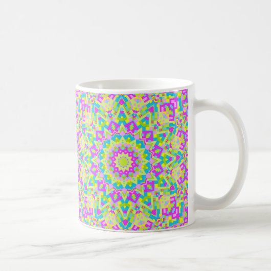 Farbiges Kaleidoskop 07 Kaffeetasse (Rechts)