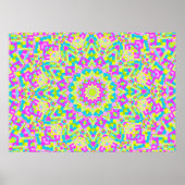 Farbiges Kaleidoskop 07 Poster (Vorne)