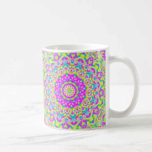 Farbiges Kaleidoskop 08 Kaffeetasse (Rechts)