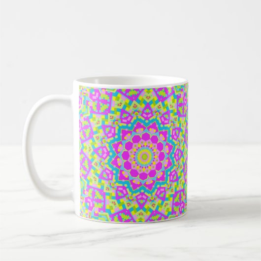 Farbiges Kaleidoskop 09 Kaffeetasse (Links)