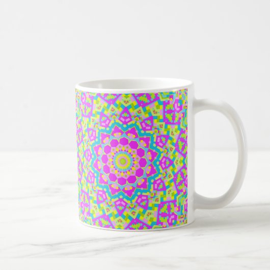 Farbiges Kaleidoskop 09 Kaffeetasse (Rechts)