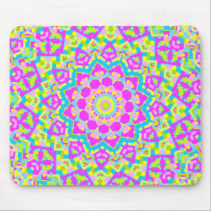 Farbiges Kaleidoskop 09 Mousepad