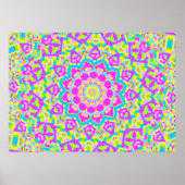 Farbiges Kaleidoskop 09 Poster (Vorne)