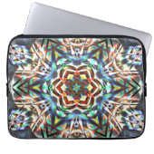 Farbiges Kaleidoskop mit Textur, die Leinwand auss Laptopschutzhülle (Vorderseite)