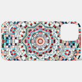 Farbiges Kaleidoskop von Fliesen mit grober Textur Case-Mate iPhone Hülle (Hinten (horizontal))