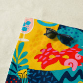 Farbiges Karnevalsmuster Strandtuch (Beispiel)