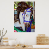 Farbiges Karussell Poster (Küche)