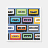 Farbiges Kassettenmuster Serviette (Vorderseite)