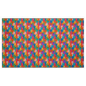 Farbiges Katzen Muster Stoff (Fat Quarter (45,7 x 55,9 cm))