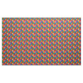 Farbiges Katzen Muster Stoff (Yard (91,4 cm))