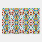 Farbiges Kids Wrapping Paper Set 3 Geschenkpapier Set (Vorderseite)