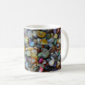 Farbiges Kies-Muster Kaffeetasse (VorderseiteRechts)