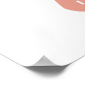 Farbiges Kinderzimmer Niedliche Zahlen Poster (Ecke)