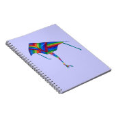 Farbiges Kite-Notebook Notizblock (Rechte Seite)