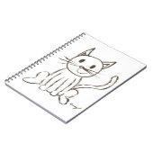 Farbiges Kitty-Notebook Notizblock (Linke Seite)