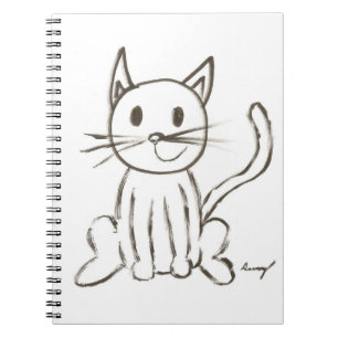 Farbiges Kitty-Notebook Notizblock