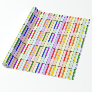 Farbiges Klavierwackelpapier Geschenkpapier