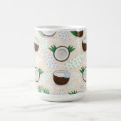 Farbiges Kokosmuster Kaffeetasse (Mittel)