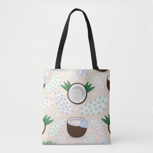 Farbiges Kokosmuster Tasche (Vorderseite)