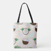 Farbiges Kokosmuster Tasche (Rückseite)