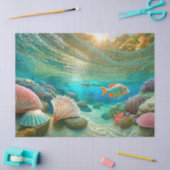 Farbiges Korallenriff, Design 1 Seidenpapier (Basteln)