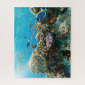 Farbiges Korallenriff mit tropischen Fischen Puzzle (Vertikal)