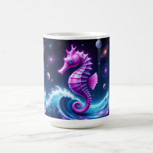 Farbiges kosmisches Seepferd Kaffeetasse