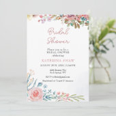 Farbiges kreatives Brautparty Einladung (Stehend Vorderseite)