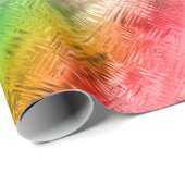 Farbiges Kristallglas-Muster Geschenkpapier (Rolleneckpunkt)