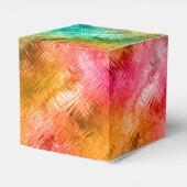 Farbiges Kristallglas-Muster Geschenkschachtel (Rückseite)