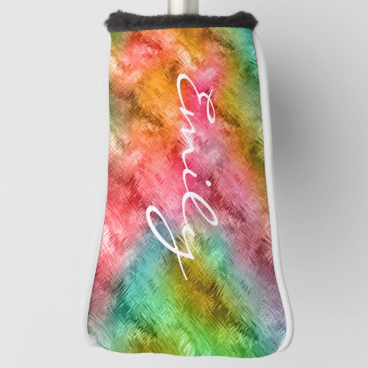 Farbiges Kristallglas-Muster Golf Headcover (Rotieren 90)