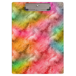 Farbiges Kristallglas-Muster Klemmbrett