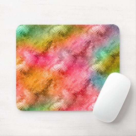 Farbiges Kristallglas-Muster Mousepad (Mit Mouse)