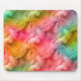 Farbiges Kristallglas-Muster Mousepad