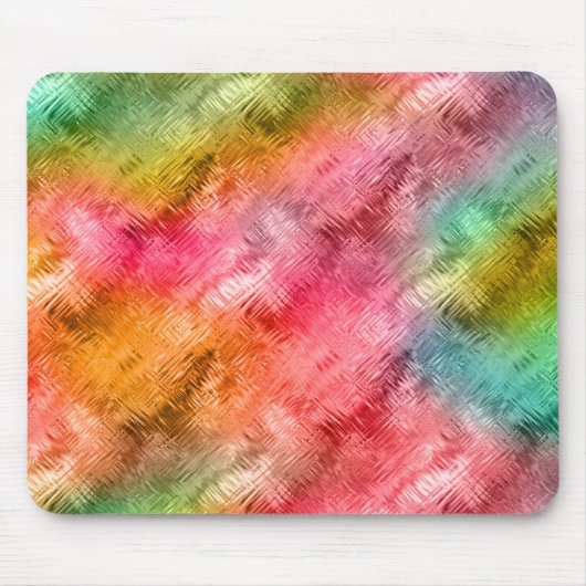 Farbiges Kristallglas-Muster Mousepad (Vorne)
