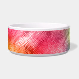 Farbiges Kristallglas-Muster Napf