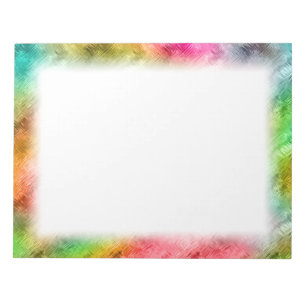 Farbiges Kristallglas-Muster Notizblock