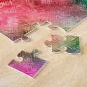 Farbiges Kristallglas-Muster Puzzle (Seite)