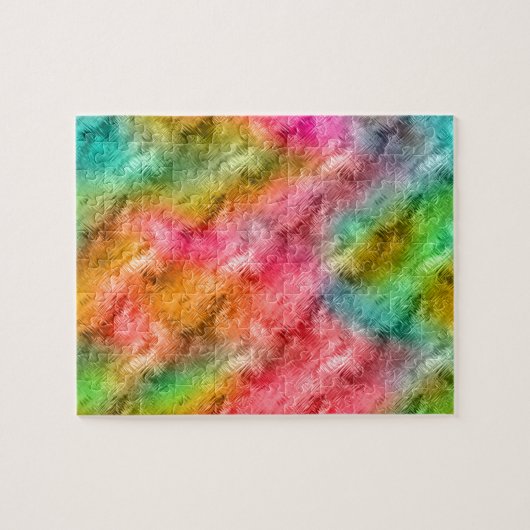 Farbiges Kristallglas-Muster Puzzle (Horizontal)