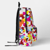 Farbiges kristallines, unregelmäßiges Abstraktes M Bedruckter Rucksack (Links)