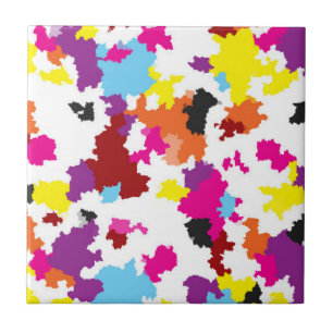 Farbiges kristallines, unregelmäßiges Abstraktes M Fliese