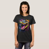 Farbiges Krokodil T-Shirt (Vorne ganz)