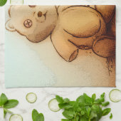 Farbiges Küchentuch - Teddy (Gefaltet)