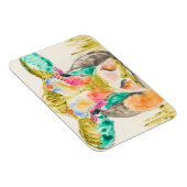 Farbiges Kuhdesign Magnet (Rechte Seite)