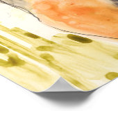 Farbiges Kuhdesign Poster (Ecke)