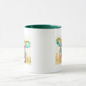 Farbiges Kuhdesign Tasse (Zentrum)