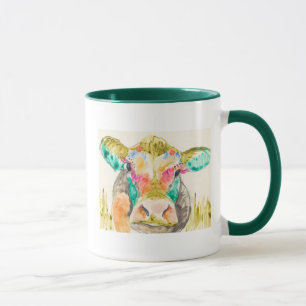 Farbiges Kuhdesign Tasse