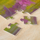 Farbiges Kuhportrait Moderne Abstrakte Kunst Puzzle (Seite)