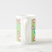 Farbiges Kunstmuster Porzellantasse (Rückseite)